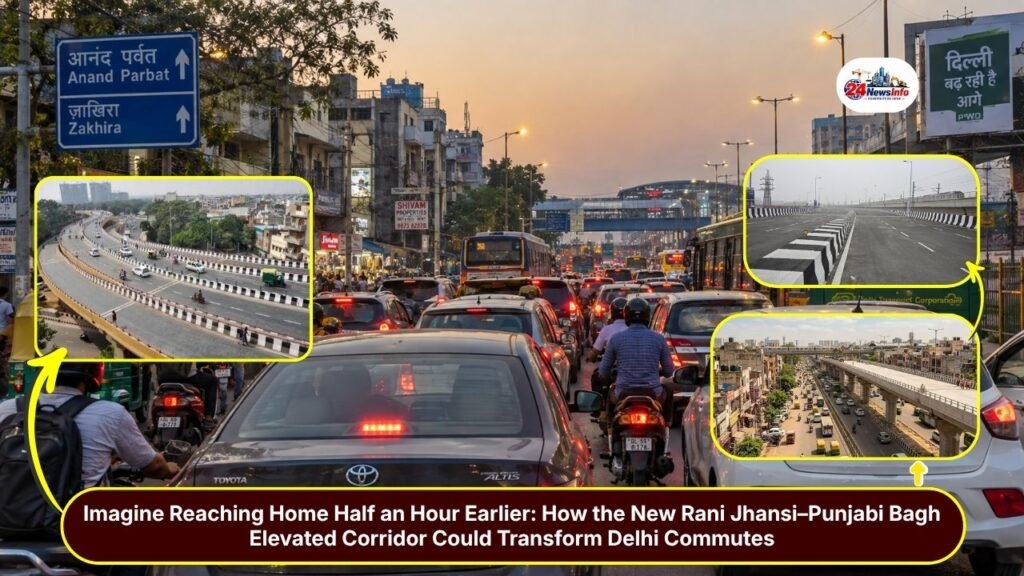 Rani Jhansi Punjabi Bagh Elevated Road Epic 7 km Corridor in Delhi to Ease Traffic Woes