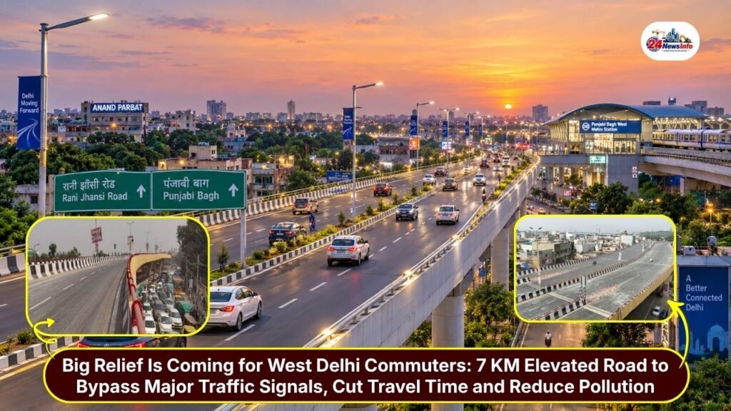 Rani Jhansi Punjabi Bagh Elevated Road Epic 7 km Corridor in Delhi to Ease Traffic Woes